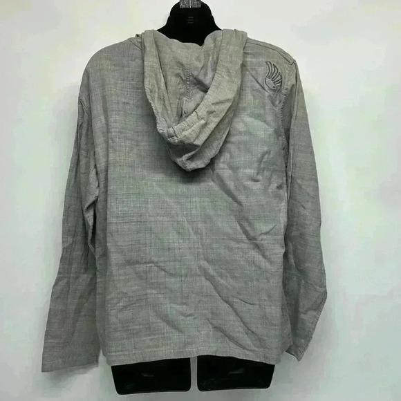 The transcendent design 100% cotton, long sleeve hooded shirt size medium - Picture 4 of 8